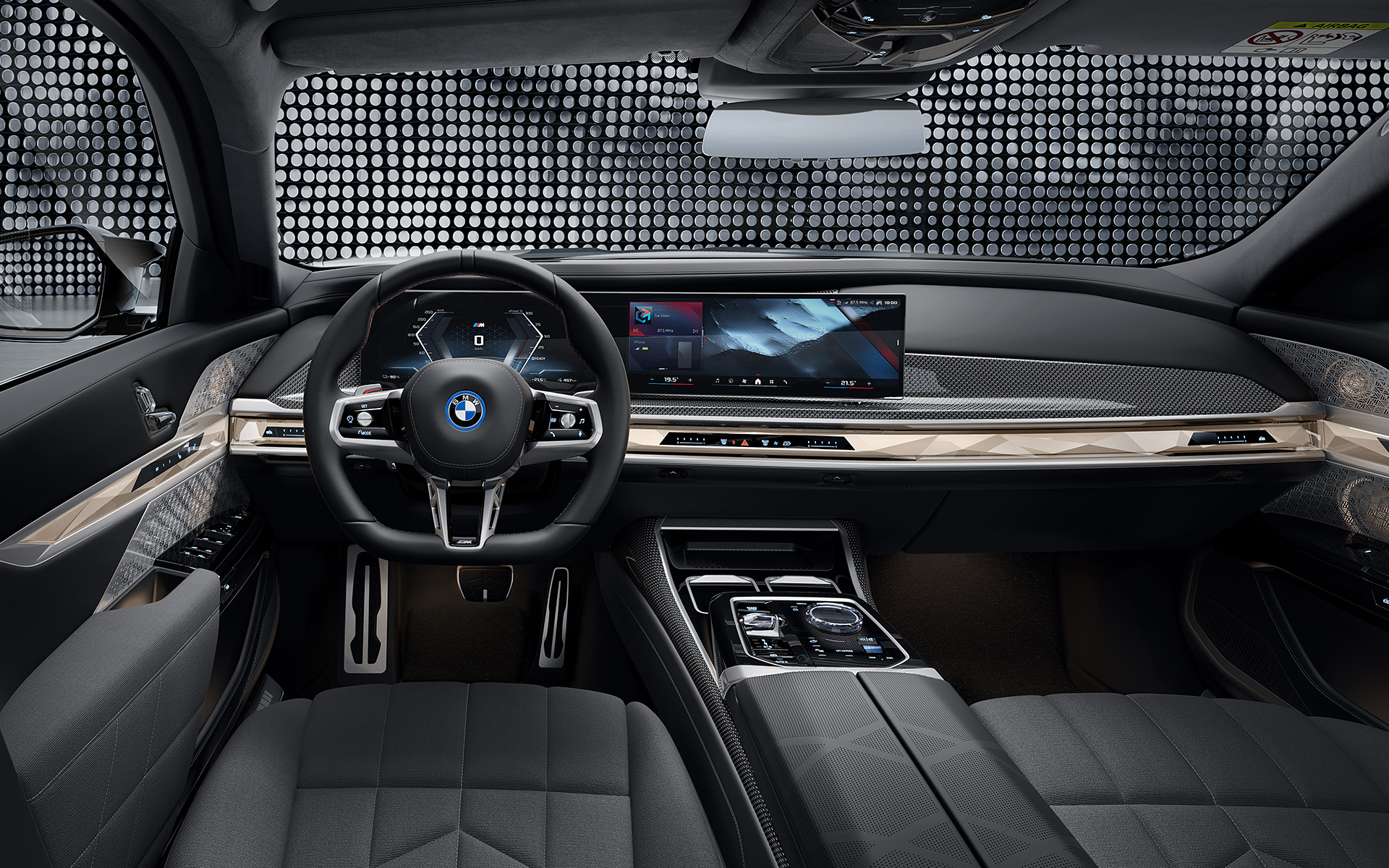 BMW i7 M70 xDrive Berlina G70 Interior Puesto de conducción